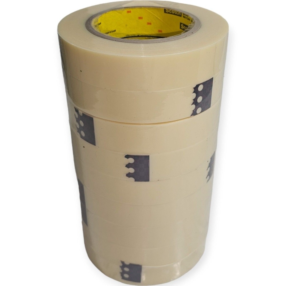 9 Rolls | Genuine 3M Scotch 8898 | Strapping‎ Tape Ivory | 24mm x 55m 4.6 mil